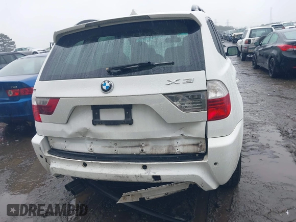 2007 BMW X3 3.0si with VIN WBXPC934X7WF25718, listed as a IAAI auction lot 41421339 with 181,274 mi miles. Bid and sale history available at carsss.com. Image 6.