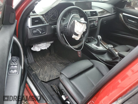 2016 BMW 3 Series 328i with VIN WBA8E9C58GK644678, listed as a Copart auction lot 43706255 with Not Provided miles and Salvage Title. Bid and sale history available at DreamBid. Image 8.