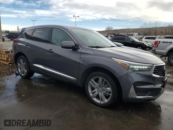 2021 Acura RDX w/Advance Package with VIN 5J8TC2H79ML005821, listed as a Copart auction lot 84891514 with 74,538 mi miles and Salvage Title. Bid and sale history available at carsss.com. Image 4.