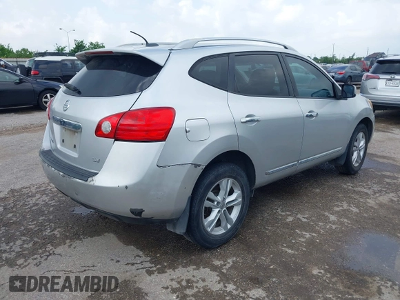 2012 Nissan Rogue SL with VIN JN8AS5MT4CW250380, listed as a IAAI auction lot 42118989 with 119,158 mi miles and . Bid and sale history available at DreamBid. Image 4.