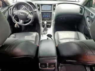 2016 Infiniti Q50 Premium with VIN JN1EV7AP1GM304441, listed as a Copart auction lot 58444905 with 98,371 mi miles and Salvage title. Bid and sale history available at DreamBid. Image 8.
