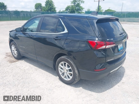 2023 Chevrolet Equinox LT with VIN 3GNAXJEG2PL215136, listed as a IAAI auction lot 42410962 with 61,490 mi miles and . Bid and sale history available at DreamBid. Image 3.