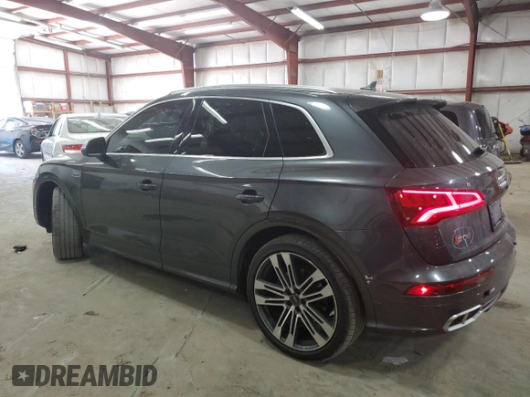 2018 Audi SQ5 Prestige with VIN WA1C4AFY6J2126545, listed as a Copart auction lot 62265185 with 78,396 mi miles and Salvage title. Bid and sale history available at DreamBid. Image 2.