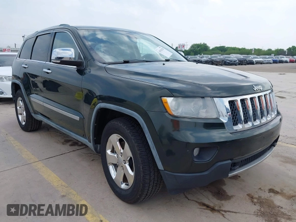 2011 Jeep Grand Cherokee Overland with VIN 1J4RR6GG4BC564913, listed as a IAAI auction lot 41910250 with 58,936 mi miles and . Bid and sale history available at DreamBid. Image 1.