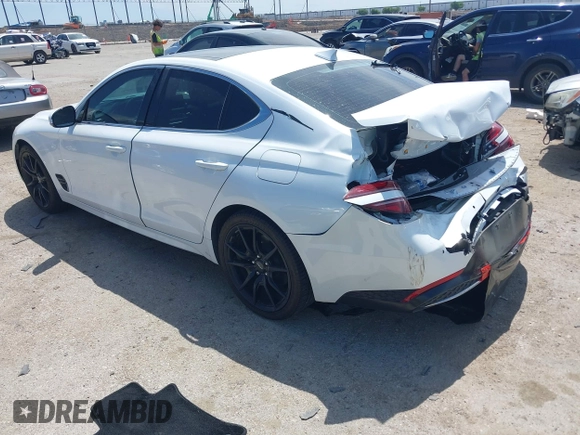 2022 Genesis G70 2.0T with VIN KMTG34TA5NU103935, listed as a IAAI auction lot 42325277 with 30,142 mi miles and . Bid and sale history available at DreamBid. Image 3.