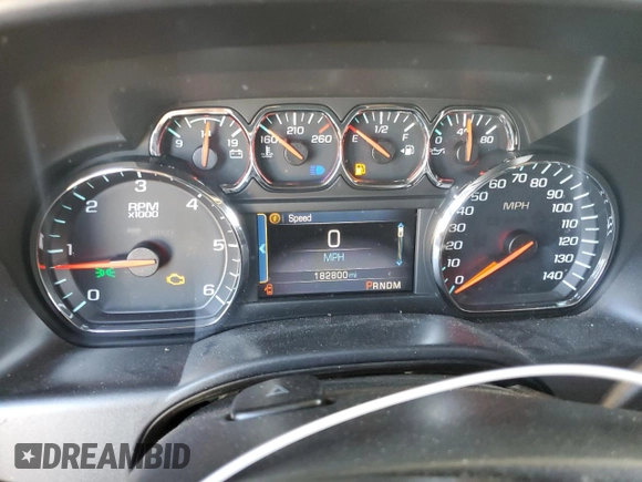 2014 Chevrolet Silverado 1500 LT with VIN 3GCPCREH4EG202206, listed as a Copart auction lot 50190225 with 182,800 mi miles and Salvage Title. Bid and sale history available at DreamBid. Image 9.