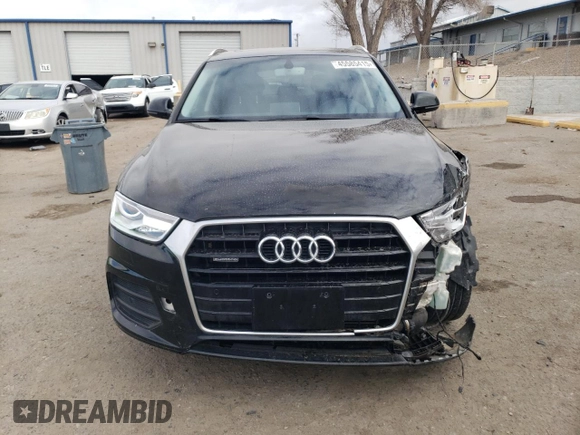 2016 Audi Q3 Premium Plus with VIN WA1EFCFS5GR000591, listed as a Copart auction lot 45585415 with 87,303 mi miles and Salvage title. Bid and sale history available at DreamBid. Image 5.