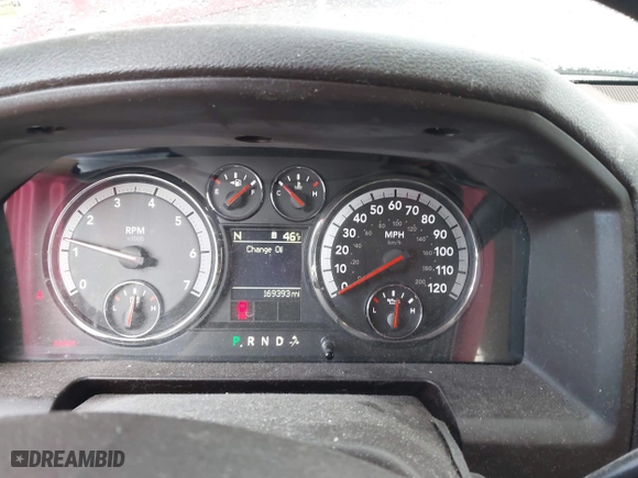 2010 Dodge Ram 1500 SLT with VIN 1D7RV1CP5AS158143, listed as a IAAI auction lot 41732620 with 169,393 mi miles. Bid and sale history available at carsss.com. Image 7.