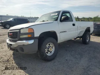 2006 GMC Sierra 2500HD SLE1 with VIN 1GTHK24U56E196230, listed as a Copart auction lot 54122005 with 295,985 mi miles and Salvage title. Bid and sale history available at DreamBid. Image 1.