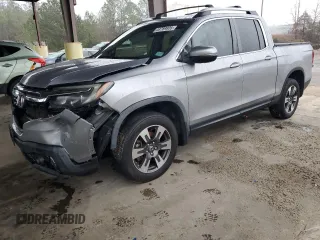 2018 Honda Ridgeline RTL-T z VIN 5FPYK3F69JB006061, wystawiony jako Copart lot #44789805 z przebiegiem 95 368 mil mil oraz Szkody całkowita. Historia ofert i sprzedaży dostępna na DreamBid. Obrazek 1.