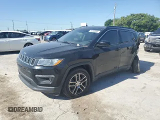 2019 Jeep Compass Latitude z VIN 3C4NJCBB2KT699267, wystawiony jako Copart lot #56380995 z przebiegiem 124 337 mil mil oraz Szkoda całkowita • Salvage title. Historia ofert i sprzedaży dostępna na DreamBid. Obrazek 1.