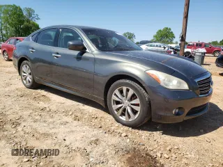 2011 Infiniti M37 with VIN JN1BY1AR5BM376938, listed as a Copart auction lot 52233545 with 193,490 mi miles and Salvage Title. Bid and sale history available at carsss.com. Image 4.