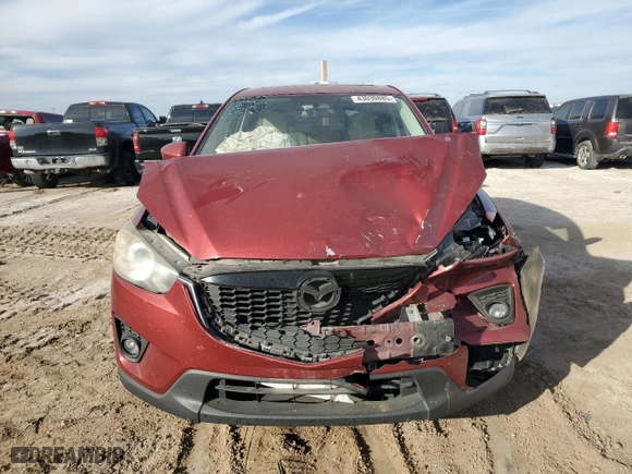 2013 Mazda CX-5 Grand Touring with VIN JM3KE2DEXD0112751, listed as a Copart auction lot 43030885 with 206,058 mi miles and Salvage Title. Bid and sale history available at carsss.com. Image 5.