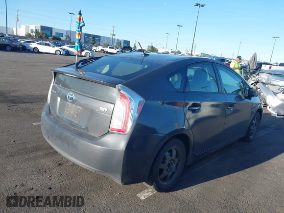 2012 Toyota Prius One with VIN JTDKN3DU1C1542800, listed as a IAAI auction lot 41840696 with 242,021 mi miles and . Bid and sale history available at DreamBid. Image 4.