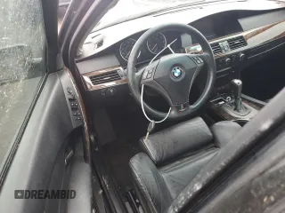 2005 BMW 5 Series 545i with VIN WBANB33515CN67474, listed as a Copart auction lot 47875175 with Not Provided miles and Salvage Title. Bid and sale history available at carsss.com. Image 8.