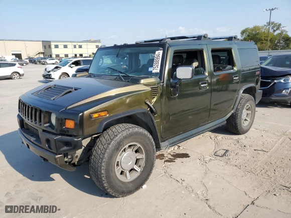 2004 Hummer H2 with VIN 5GRGN23U84H112299, listed as a Copart auction lot 75288994 with 0 mi miles and Clean Title. Bid and sale history available at carsss.com. Image 1.