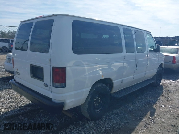 2008 Ford Econoline Passenger XL with VIN 1FMNE11W68DA14839, listed as a IAAI auction lot 41469738 with 256,944 mi miles and . Bid and sale history available at DreamBid. Image 4.