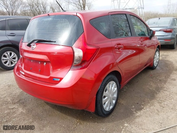 2015 Nissan Versa Note S with VIN 3N1CE2CP3FL442949, listed as a IAAI auction lot 41821803 with 132,420 mi miles. Bid and sale history available at carsss.com. Image 4.