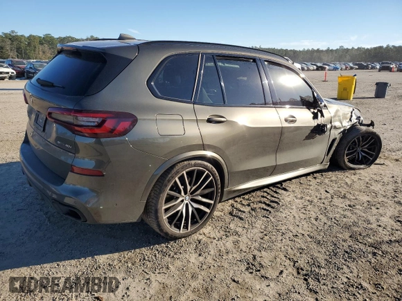 2022 BMW X5 sDrive40i with VIN 5UXCR4C02N9J39621, listed as a Copart auction lot 87696995 with 0 mi miles and Salvage Title. Bid and sale history available at carsss.com. Image 3.