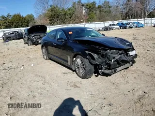 2018 Kia Stinger with VIN KNAE15LA2J6017155, listed as a Copart auction lot 46068735 with 98,295 mi miles and Salvage Title. Bid and sale history available at DreamBid. Image 11.