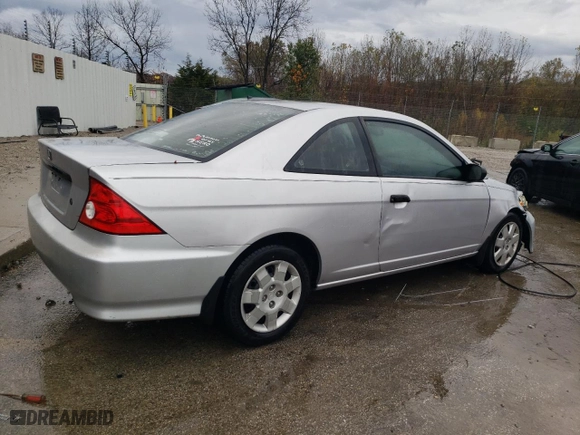 2005 Honda Civic Cpe VP with VIN 1HGEM21105L017448, listed as a Copart auction lot 78865904 with 351,720 mi miles and Non Repairable. Bid and sale history available at carsss.com. Image 3.
