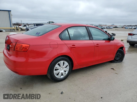 2011 Volkswagen Jetta Sedan S with VIN 3VW2K7AJ9BM383811, listed as a Copart auction lot 44441875 with 60,794 mi miles and Clean Title. Bid and sale history available at carsss.com. Image 3.