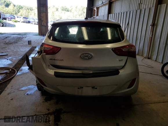 2014 Hyundai Elantra GT with VIN KMHD35LH4EU183311, listed as a Copart auction lot 74260964 with 0 mi miles and Salvage Title. Bid and sale history available at carsss.com. Image 6.
