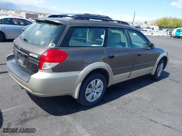 2008 Subaru Outback (Natl) with VIN 4S4BP60C687346991, listed as a IAAI auction lot 41943633 with 148,990 mi miles. Bid and sale history available at carsss.com. Image 4.