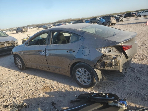 2020 Hyundai Elantra SE with VIN 5NPD74LF1LH503466, listed as a Copart auction lot 48667795 with 36,046 mi miles and Salvage Title. Bid and sale history available at carsss.com. Image 2.