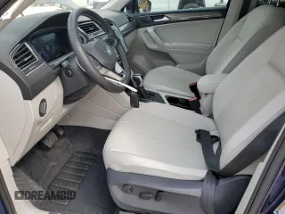 2024 Volkswagen Tiguan SE with VIN 3VVNB7AX0RM156717, listed as a Copart auction lot 54706775 with 419 mi miles and Salvage title. Bid and sale history available at DreamBid. Image 7.