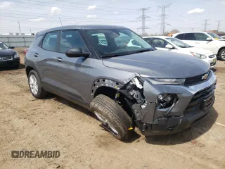 2021 Chevrolet TrailBlazer LS with VIN KL79MNSL4MB131777, listed as a Copart auction lot 50082224 with 10,393 mi miles and . Bid and sale history available at DreamBid. Image 4.
