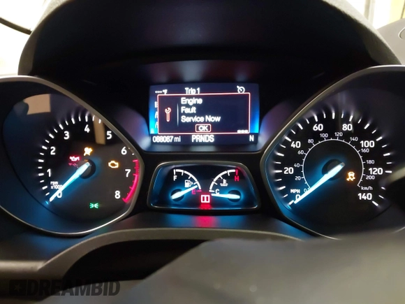 2017 Ford Escape SE with VIN 1FMCU9G98HUE31244, listed as a IAAI auction lot 40985971 with 88,067 mi miles. Bid and sale history available at carsss.com. Image 7.