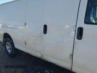 2017 Chevrolet Express Cargo Van with VIN 1GCWGBFF0H1109366, listed as a IAAI auction lot 41494549 with 181,398 mi miles. Bid and sale history available at carsss.com. Image 6.