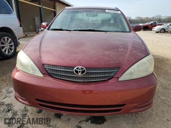2004 Toyota Camry LE with VIN 4T1BF32K94U080450, listed as a Copart auction lot 50993005 with 141,265 mi miles and Salvage Title. Bid and sale history available at carsss.com. Image 5.