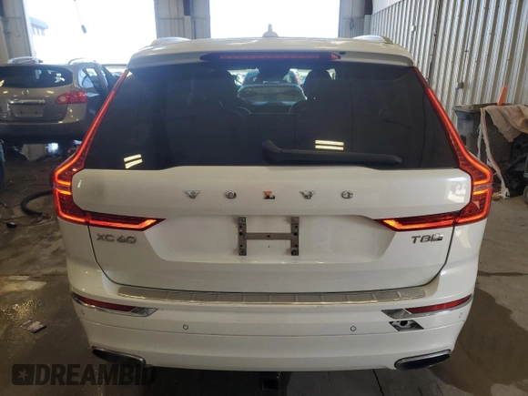 2018 Volvo XC60 Inscription Expression with VIN YV4BR0DL9J1080572, listed as a Copart auction lot 53522305 with 91,899 mi miles and Clean title. Bid and sale history available at DreamBid. Image 6.