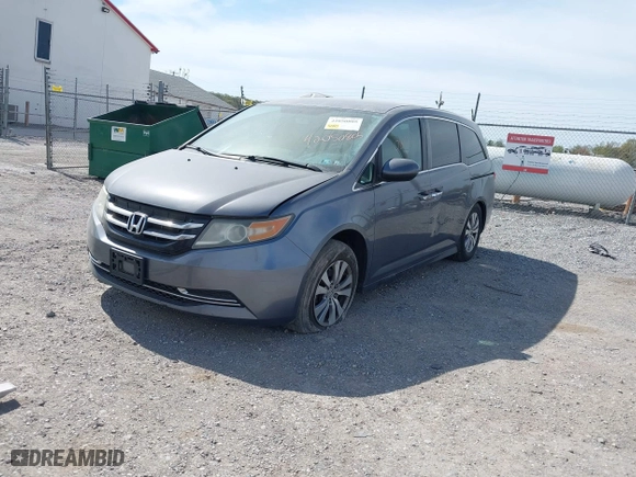 2016 Honda Odyssey SE with VIN 5FNRL5H3XGB043251, listed as a IAAI auction lot 42050805 with 156,537 mi miles. Bid and sale history available at carsss.com. Image 2.