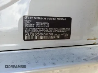 2013 BMW 3 Series 328i xDrive with VIN WBA3B5C50DJ598728, listed as a Copart auction lot 78257134 with 93,106 mi miles and Salvage Title. Bid and sale history available at carsss.com. Image 15.