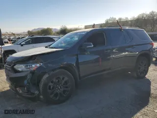 2019 Chevrolet Traverse RS with VIN 1GNERJKW7KJ300500, listed as a Copart auction lot 84879774 with 77,176 mi miles and Salvage Title. Bid and sale history available at carsss.com. Image 1.