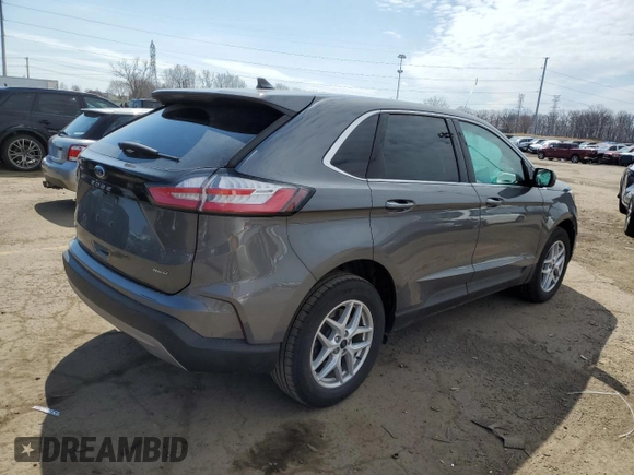 2023 Ford Edge SEL with VIN 2FMPK4J95PBA00531, listed as a Copart auction lot 50171345 with 24,838 mi miles and Clean Title. Bid and sale history available at carsss.com. Image 3.