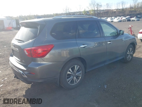 2019 Nissan Pathfinder S with VIN 5N1DR2MN6KC630742, listed as a IAAI auction lot 42081252 with 118,448 mi miles and . Bid and sale history available at DreamBid. Image 4.