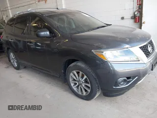 2013 Nissan Pathfinder SL with VIN 5N1AR2MM2DC605740, listed as a IAAI auction lot 42577367 with 130,353 mi miles and . Bid and sale history available at DreamBid. Image 1.