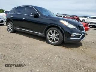 2017 Infiniti QX50 with VIN JN1BJ0RP8HM384476, listed as a Copart auction lot 60122425 with 117,307 mi miles and Clean title. Bid and sale history available at DreamBid. Image 4.