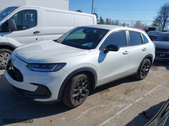 2023 Honda HR-V Sport with VIN 3CZRZ1H57PM705835, listed as a IAAI auction lot 41704349 with 83,068 mi miles. Bid and sale history available at carsss.com. Image 17.