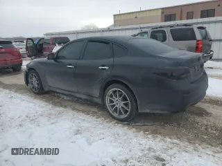 2017 Infiniti M37 with VIN JN1BY1AR1HM770588, listed as a Copart auction lot 44752335 with 0 mi miles and Salvage Title. Bid and sale history available at carsss.com. Image 2.