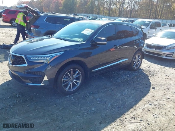 2020 Acura RDX w/Technology Pkg with VIN 5J8TC1H56LL018422, listed as a IAAI auction lot 40978912 with 35,670 mi miles. Bid and sale history available at carsss.com. Image 2.