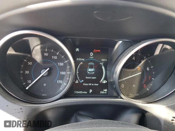 2018 Jaguar F-Pace 30t Premium with VIN SADCJ2GX3JA328201, listed as a Copart auction lot 50598965 with 115,435 mi miles and Salvage Title. Bid and sale history available at DreamBid. Image 9.