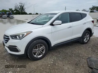 2018 Hyundai Santa Fe 2.4L with VIN 5XYZT3LB2JG541592, listed as a Copart auction lot 62926695 with 80,489 mi miles and Salvage title. Bid and sale history available at DreamBid. Image 1.