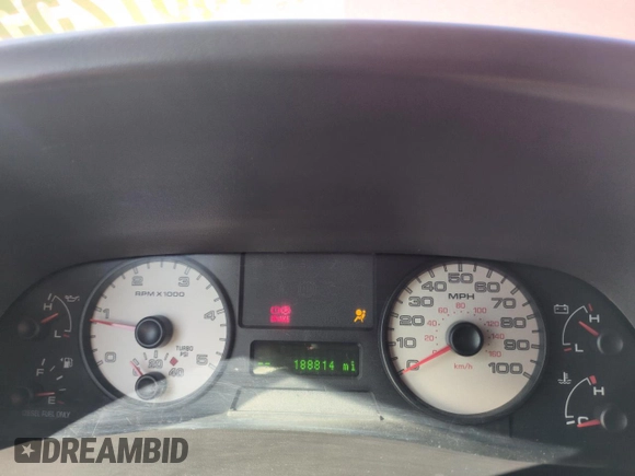 2005 Ford F-250 XL with VIN 1FTSX21P75EB10615, listed as a Copart auction lot 61637255 with 188,814 mi miles and Clean title. Bid and sale history available at DreamBid. Image 9.