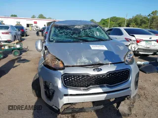 2019 Kia Sportage LX with VIN KNDPM3AC8K7591055, listed as a IAAI auction lot 41962190 with 74,003 mi miles. Bid and sale history available at carsss.com. Image 6.