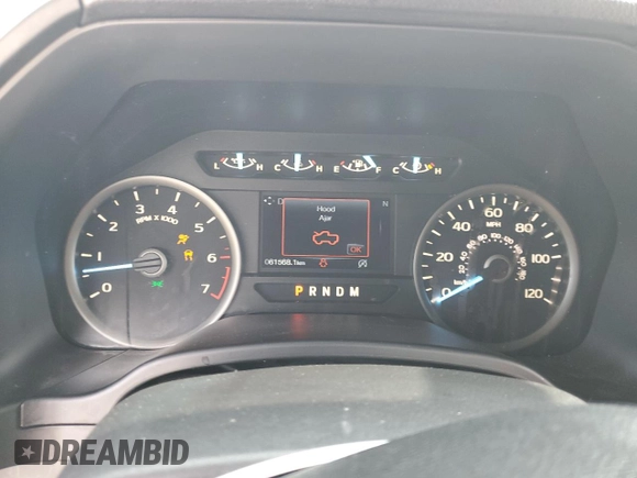 2018 Ford F-150 XL with VIN 1FTEW1CG6JKC16041, listed as a Copart auction lot 54222015 with 61,568 mi miles and Salvage title. Bid and sale history available at DreamBid. Image 9.